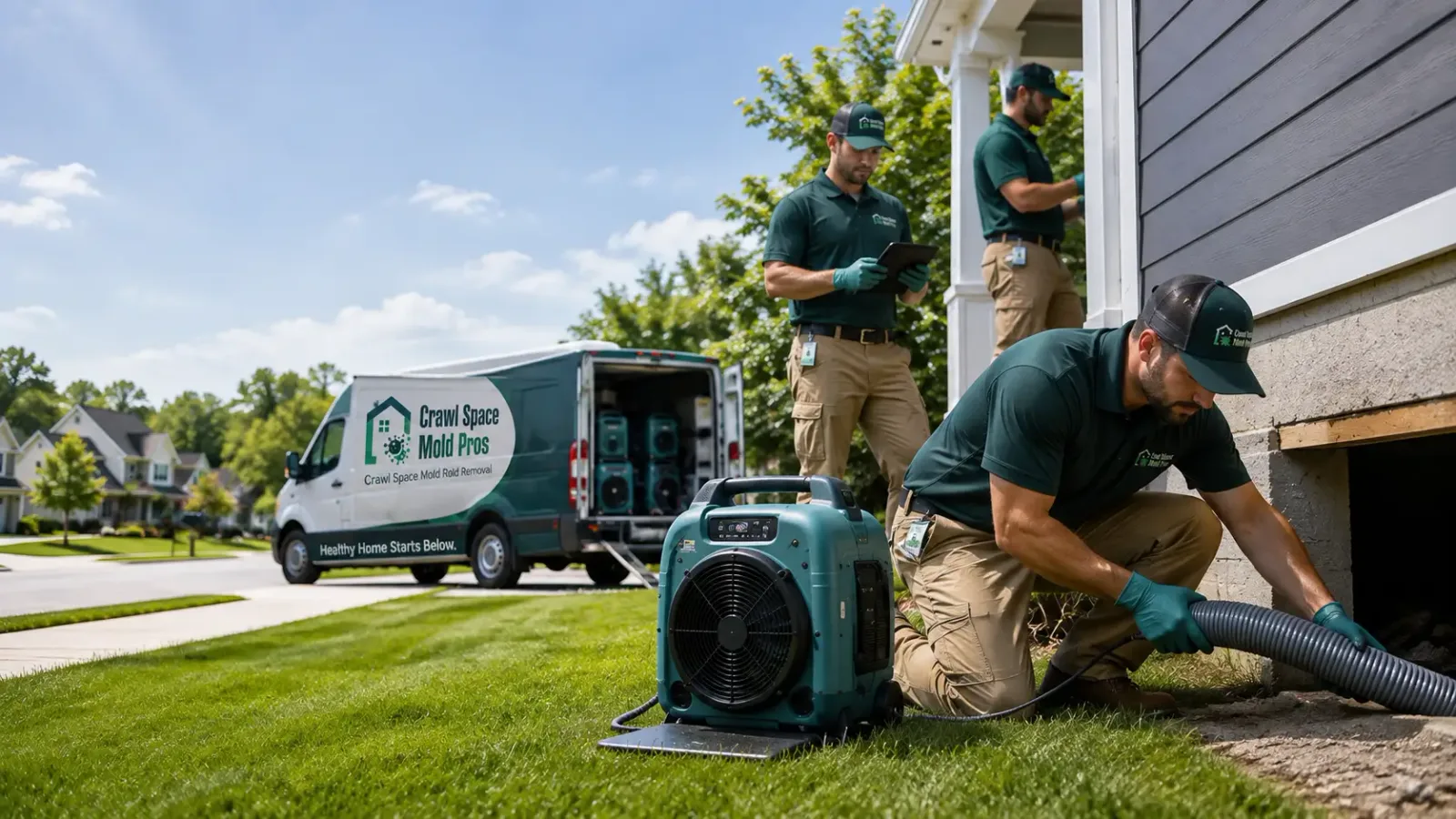 Crawl Space Mold Removal in Farmer, OH